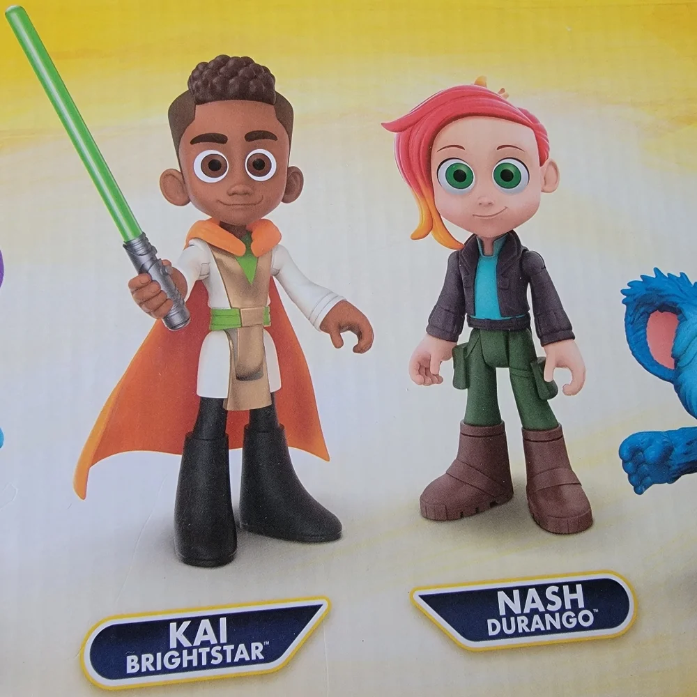 Star Wars Young Jedi Adventures Hero Collection 4 Figures 6 Accessories Toy Set